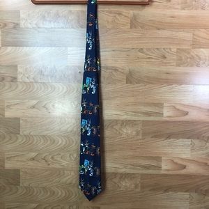 Vintage Looney Tunes Stamp Collection Tie 1997 Warner Brothers 1997 USPS